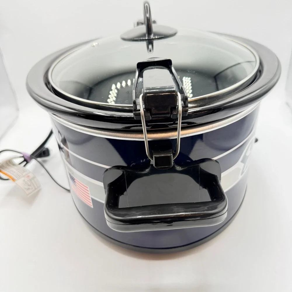 OFFICIAL NFL SEATTLE SEAHAWKS Crock-Pot 6QT Logo Tailgate Carry Slow Cooker EUC!